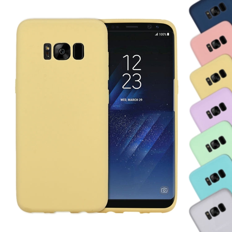 For Galaxy S8 Lovely Candy Colors Soft TPU Protective Case