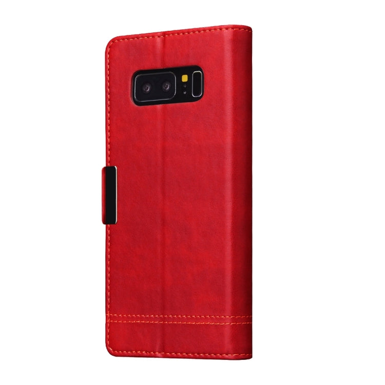 For Galaxy Note 8 Retro Crazy Horse Texture Casual Style with Absorption Horizontal Flip Leather Case with Holder & Card Slots & Wallet