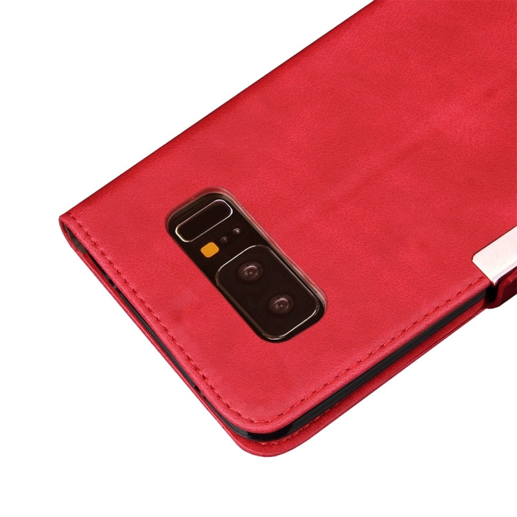 For Galaxy Note 8 Retro Crazy Horse Texture Casual Style with Absorption Horizontal Flip Leather Case with Holder & Card Slots & Wallet