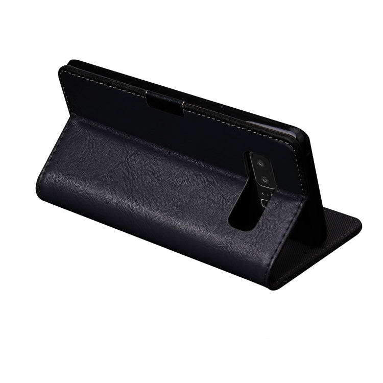 For Galaxy Note 8 Bronze Texture Casual Style with Absorption Horizontal Flip Leather Case with Holder & Card Slots