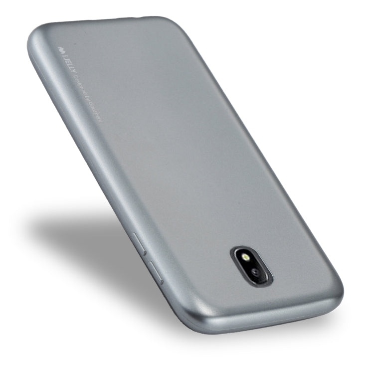 GOOSPERY I JELLY METAL Series for Galaxy J7 (2017) ( EU Version) Full Coverage Metal and Oil Painting Soft TPU Protective Back Cover Case