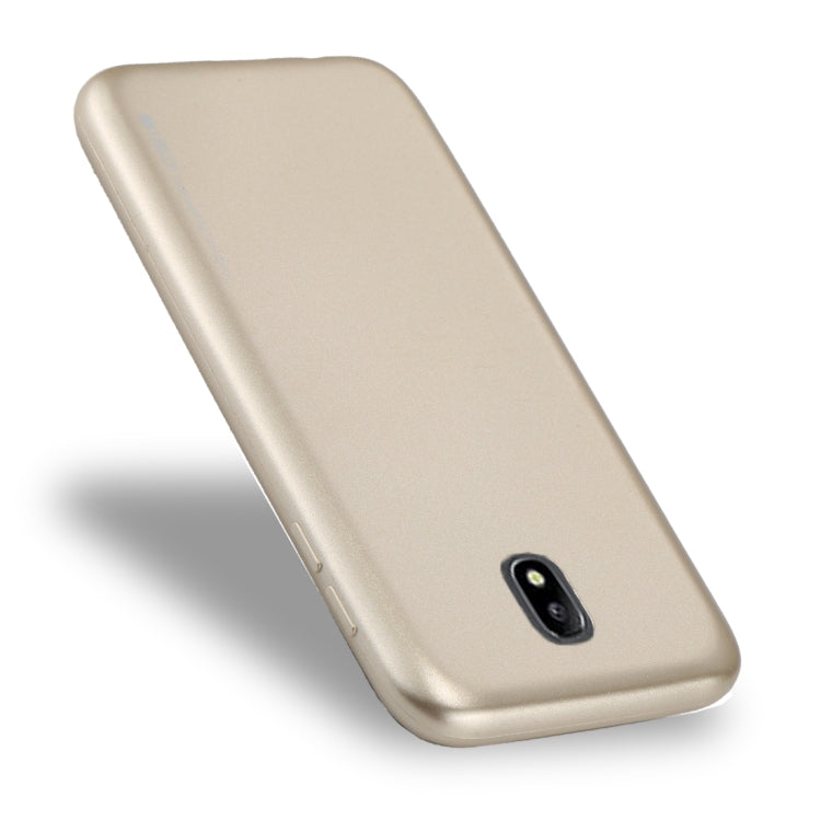GOOSPERY I JELLY METAL Series for Galaxy J7 (2017) ( EU Version) Full Coverage Metal and Oil Painting Soft TPU Protective Back Cover Case