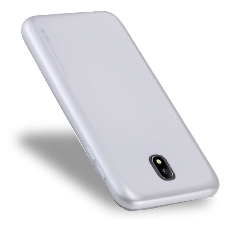 GOOSPERY I JELLY METAL Series for Galaxy J7 (2017) ( EU Version) Full Coverage Metal and Oil Painting Soft TPU Protective Back Cover Case