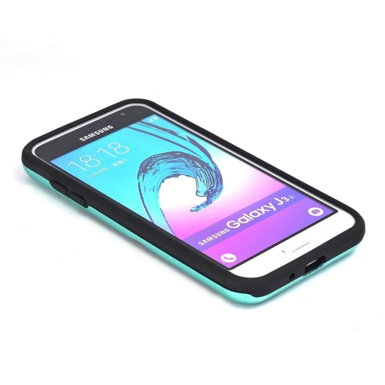 For Galaxy J3 (2016) / J310 Dream Network Dropproof Protective Back Cover Case with Card Slots