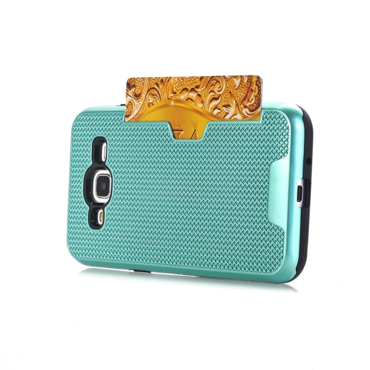 For Galaxy J3 (2016) / J310 Dream Network Dropproof Protective Back Cover Case with Card Slots