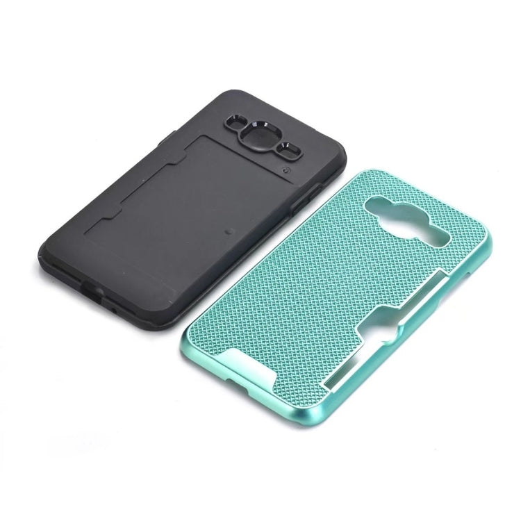 For Galaxy J3 (2016) / J310 Dream Network Dropproof Protective Back Cover Case with Card Slots