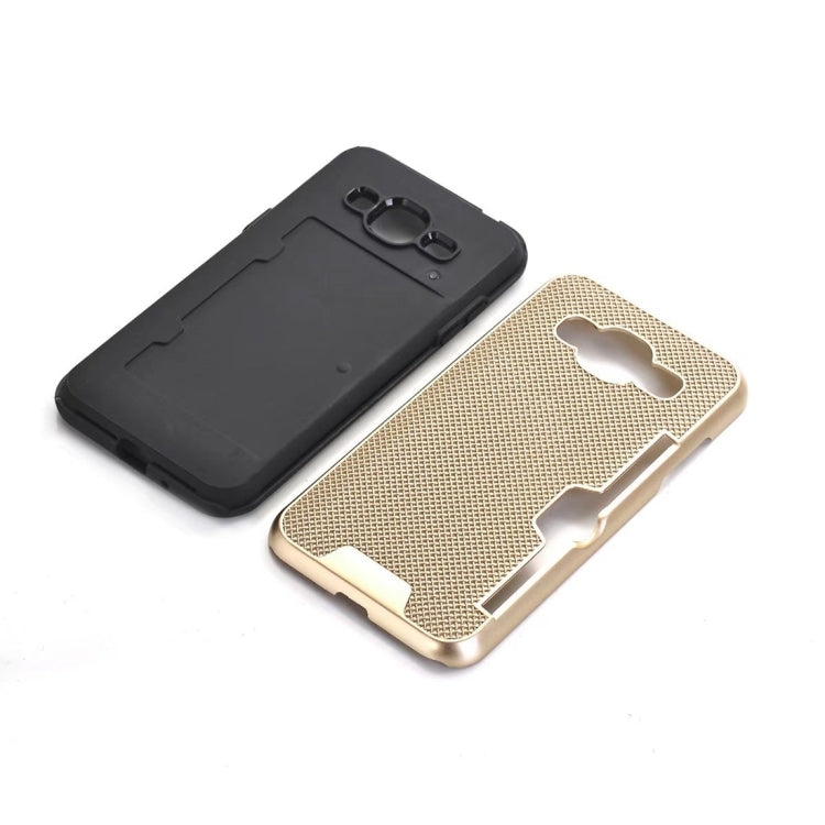 For Galaxy J3 (2016) / J310 Dream Network Dropproof Protective Back Cover Case with Card Slots