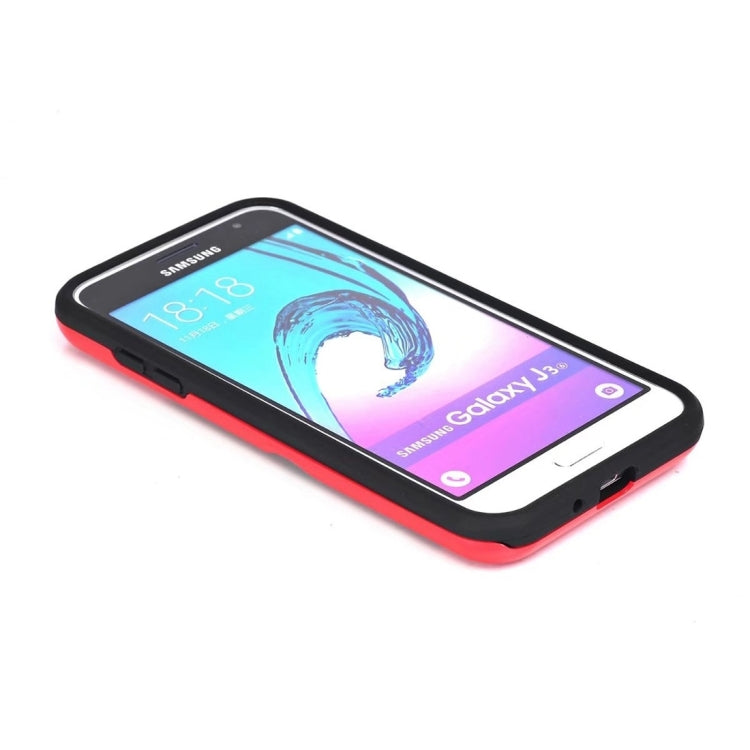 For Galaxy J3 (2016) / J310 Dream Network Dropproof Protective Back Cover Case with Card Slots