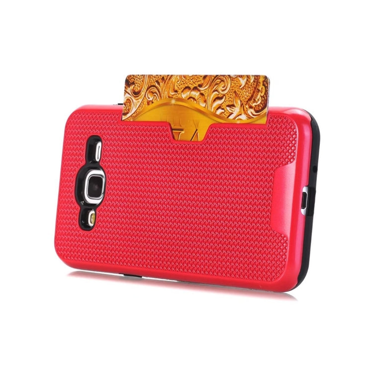For Galaxy J3 (2016) / J310 Dream Network Dropproof Protective Back Cover Case with Card Slots