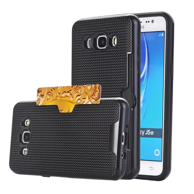 For Galaxy J5 (2016) / J510 Dream Network Dropproof Protective Back Cover Case with Card Slots