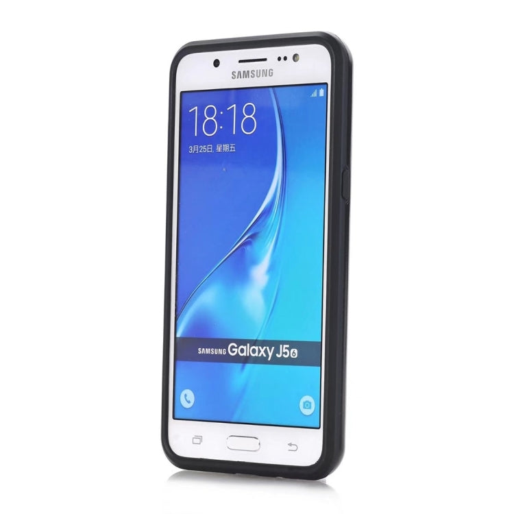 For Galaxy J5 (2016) / J510 Dream Network Dropproof Protective Back Cover Case with Card Slots