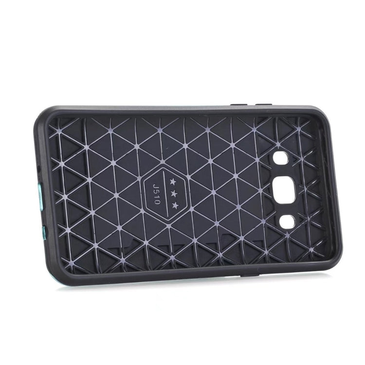 For Galaxy J5 (2016) / J510 Dream Network Dropproof Protective Back Cover Case with Card Slots