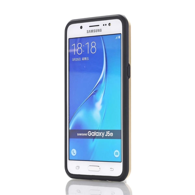 For Galaxy J5 (2016) / J510 Dream Network Dropproof Protective Back Cover Case with Card Slots