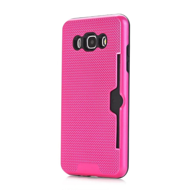 For Galaxy J5 (2016) / J510 Dream Network Dropproof Protective Back Cover Case with Card Slots