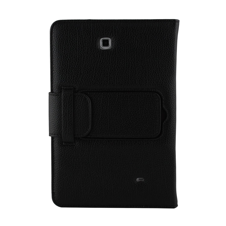 For Galaxy Tab 4 8.0 / T330 Separable Litchi Texture Horizontal Flip Leather Tablet Case + Bluetooth Keyboard with Holder & Selfie Function