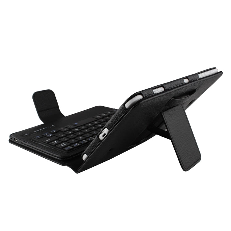 For Galaxy Tab 4 8.0 / T330 Separable Litchi Texture Horizontal Flip Leather Tablet Case + Bluetooth Keyboard with Holder & Selfie Function