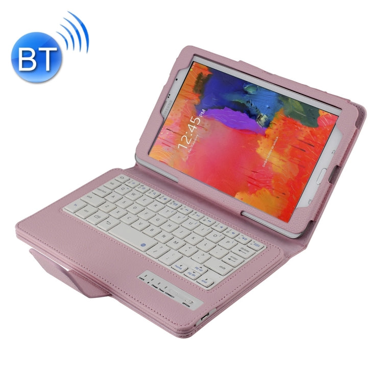For Galaxy Tab Pro 8.4 / T320 Separable Litchi Texture Horizontal Flip Leather Tablet Case + Bluetooth Keyboard with Holder & Selfie Function