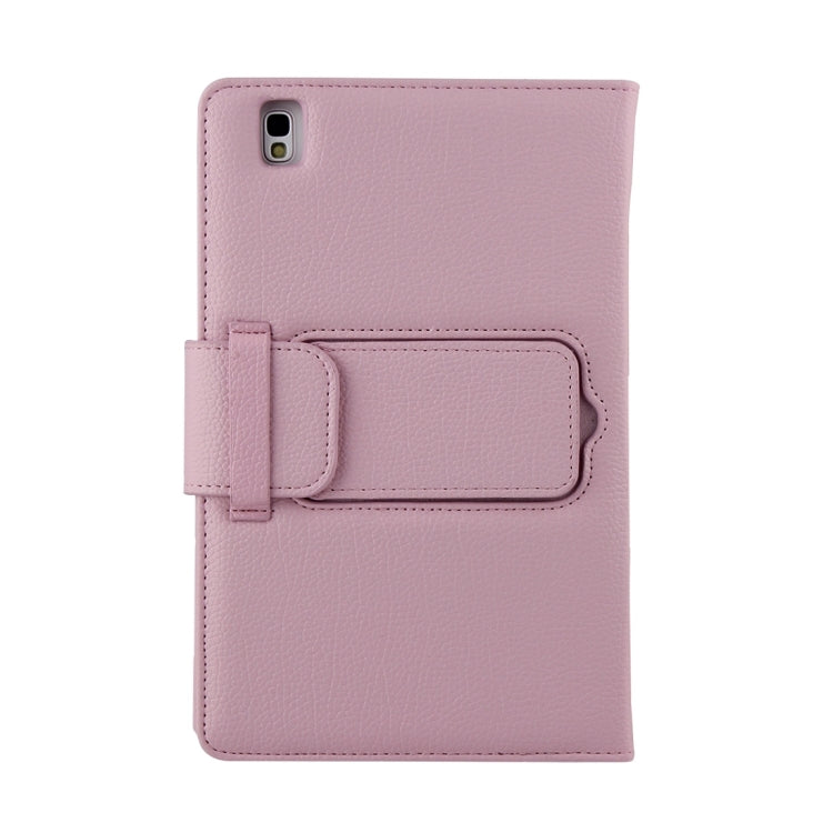 For Galaxy Tab Pro 8.4 / T320 Separable Litchi Texture Horizontal Flip Leather Tablet Case + Bluetooth Keyboard with Holder & Selfie Function