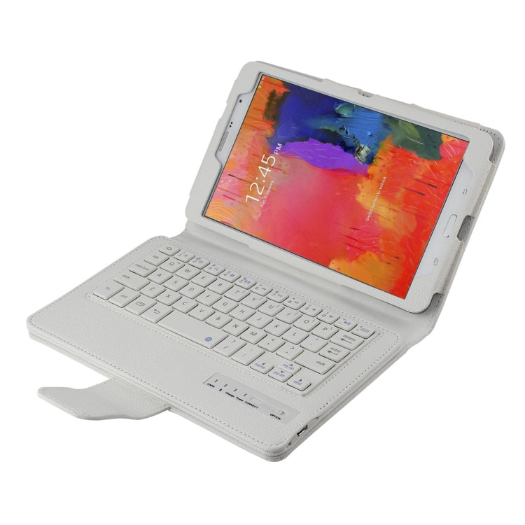 For Galaxy Tab Pro 8.4 / T320 Separable Litchi Texture Horizontal Flip Leather Tablet Case + Bluetooth Keyboard with Holder & Selfie Function