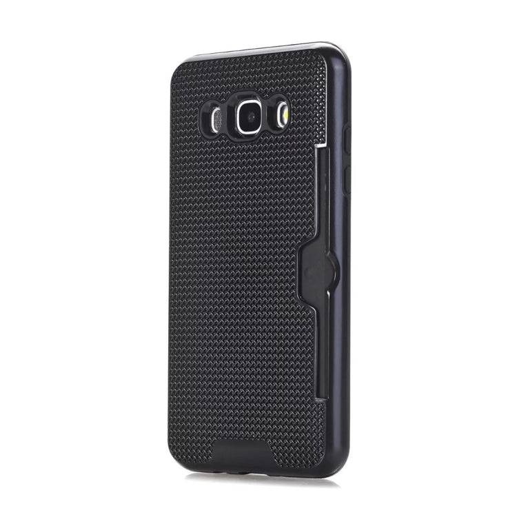 For Galaxy J7 (2016) / J710 Dream Network Dropproof Protective Back Cover Case with Card Slots