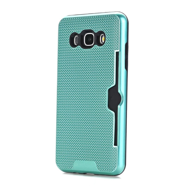 For Galaxy J7 (2016) / J710 Dream Network Dropproof Protective Back Cover Case with Card Slots