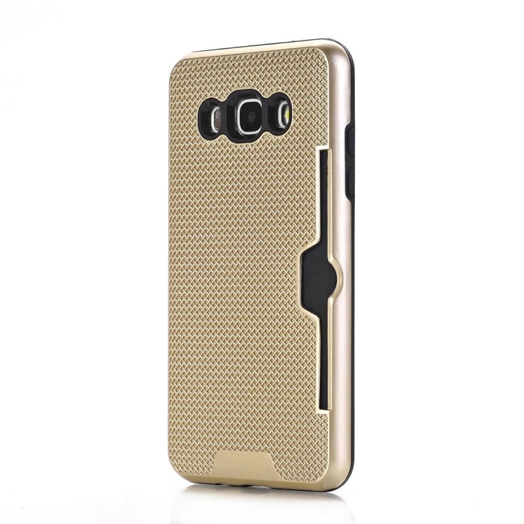 For Galaxy J7 (2016) / J710 Dream Network Dropproof Protective Back Cover Case with Card Slots