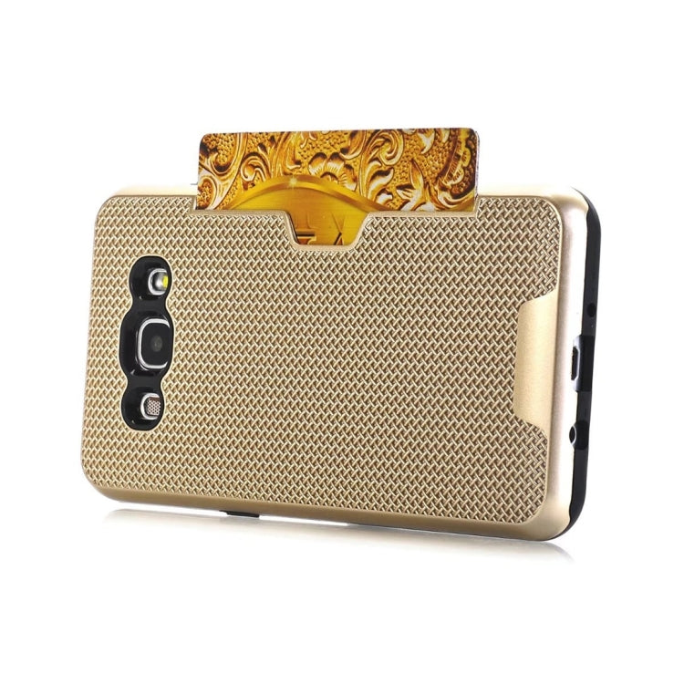For Galaxy J7 (2016) / J710 Dream Network Dropproof Protective Back Cover Case with Card Slots