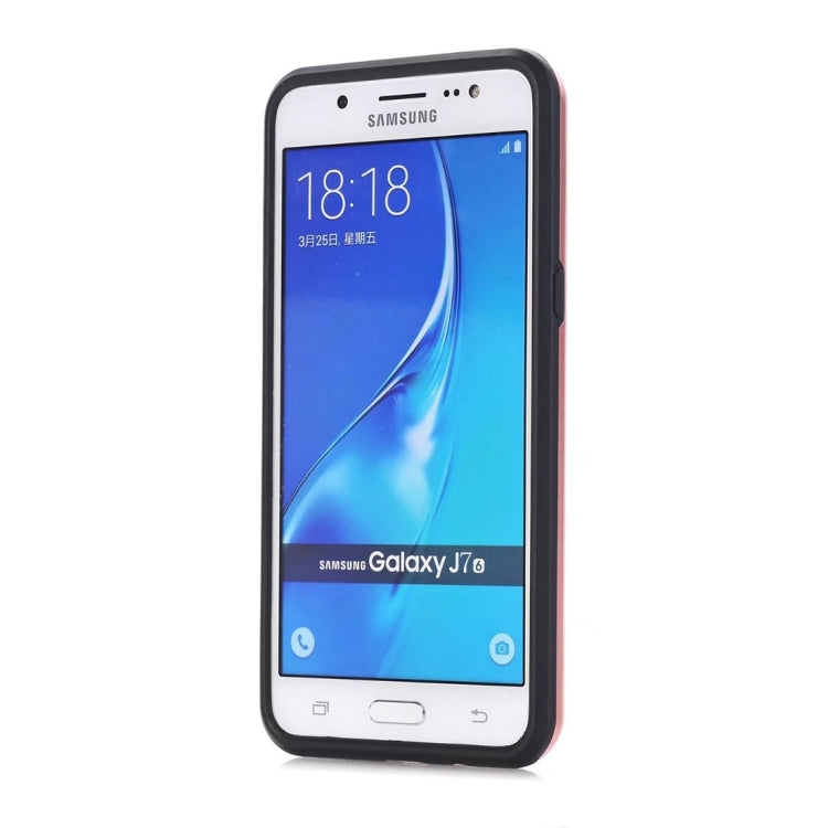 For Galaxy J7 (2016) / J710 Dream Network Dropproof Protective Back Cover Case with Card Slots