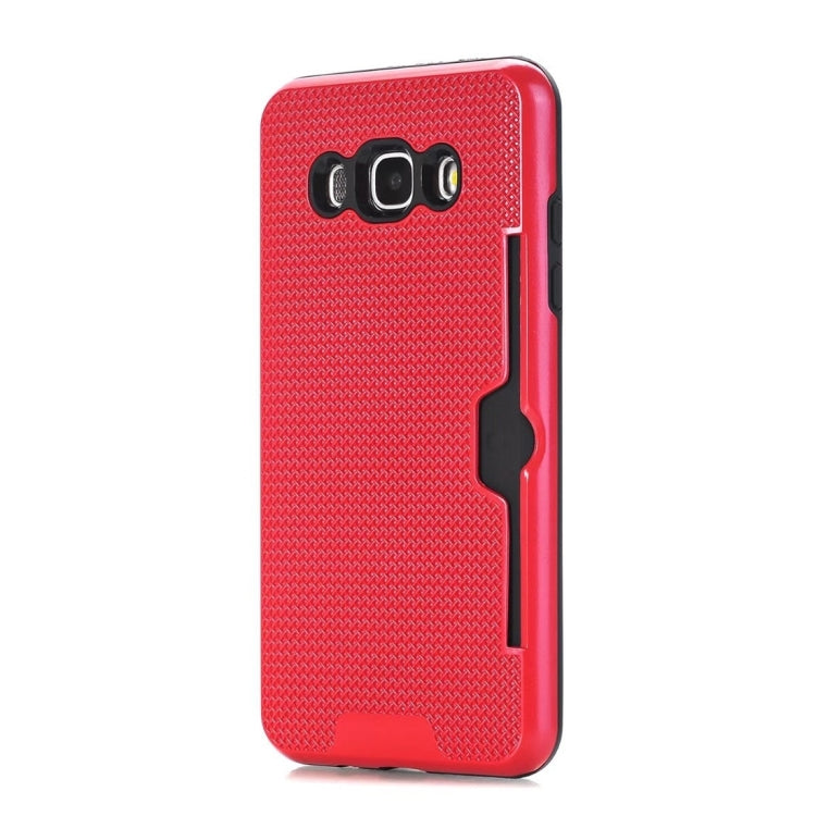 For Galaxy J7 (2016) / J710 Dream Network Dropproof Protective Back Cover Case with Card Slots