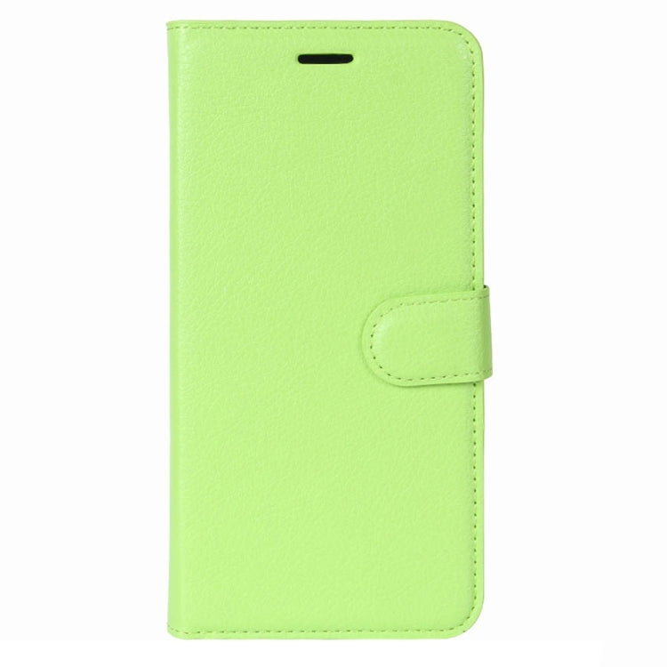 For Galaxy J7 Max Litchi Texture Horizontal Flip Leather Case with Holder & Card Slots & Wallet