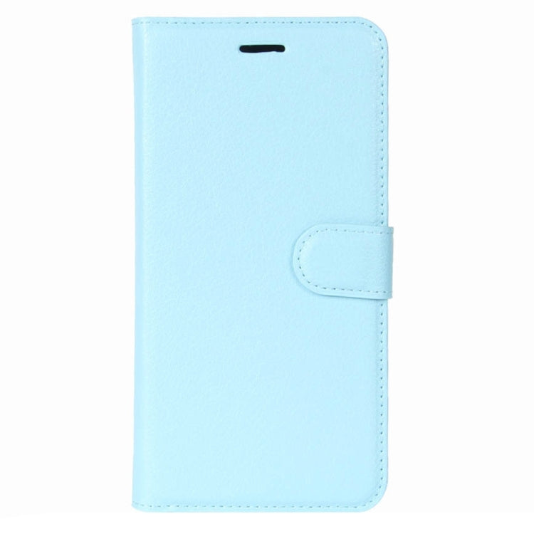 For Galaxy J7 Max Litchi Texture Horizontal Flip Leather Case with Holder & Card Slots & Wallet