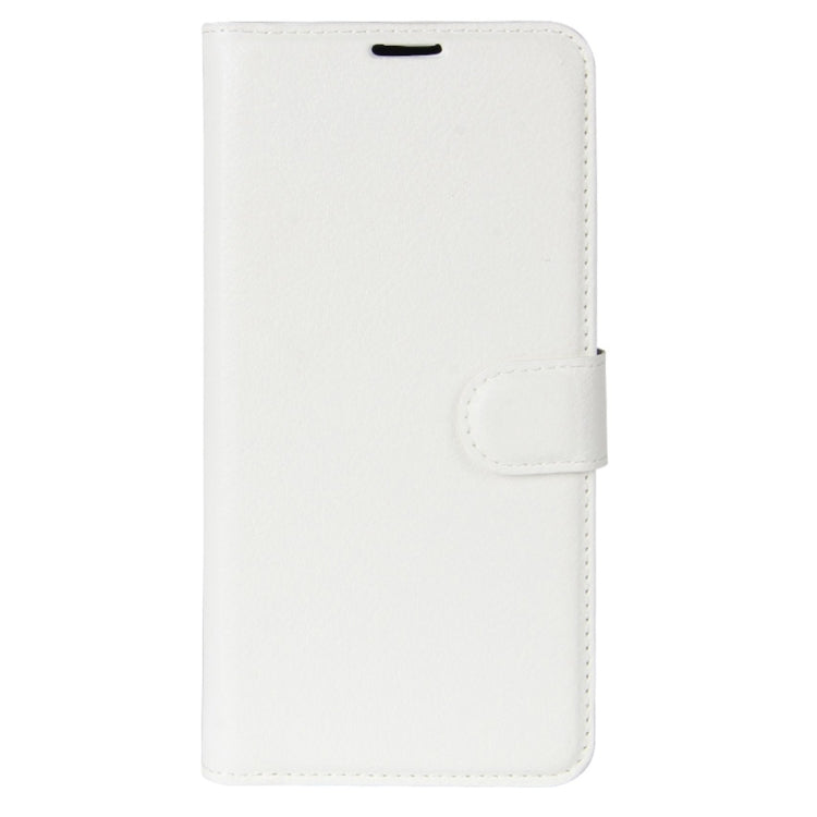 For Galaxy J7 Max Litchi Texture Horizontal Flip Leather Case with Holder & Card Slots & Wallet