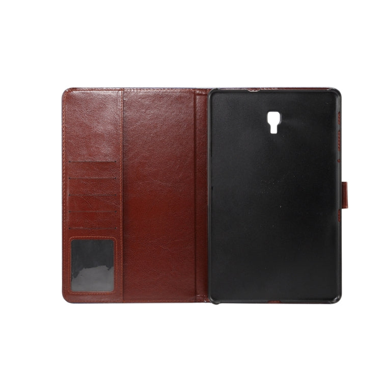 Dibase Denim Texture Horizontal Flip PU Leather Case for Galaxy Tab A 10.5 / T590, with Holder & Card Slot (Blue)