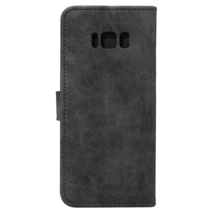 For Galaxy S8 Sheep Bar Material Horizontal Flip Leather Case with Holder & Card Slots & Wallet & Photo Frame