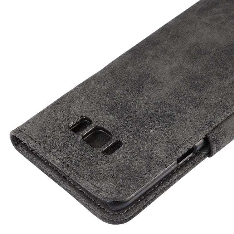 For Galaxy S8 Sheep Bar Material Horizontal Flip Leather Case with Holder & Card Slots & Wallet & Photo Frame