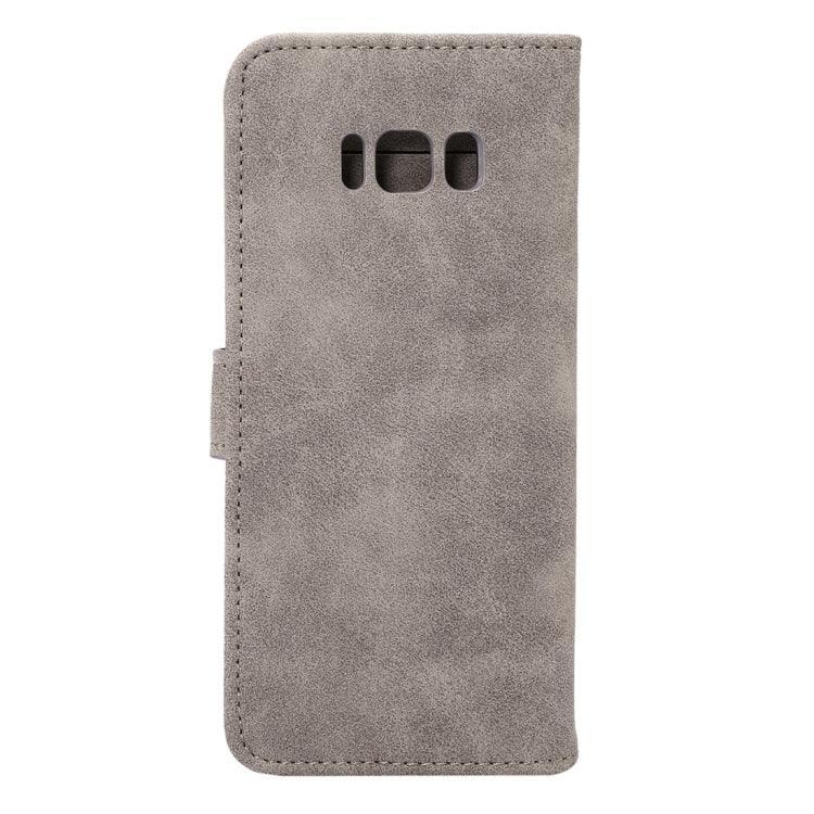 For Galaxy S8 Sheep Bar Material Horizontal Flip Leather Case with Holder & Card Slots & Wallet & Photo Frame