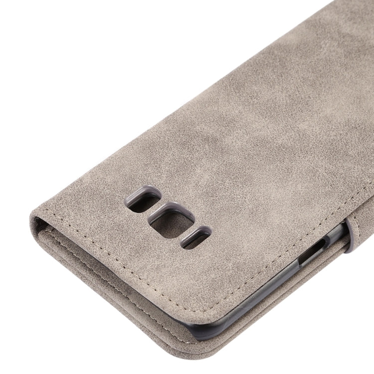 For Galaxy S8 Sheep Bar Material Horizontal Flip Leather Case with Holder & Card Slots & Wallet & Photo Frame