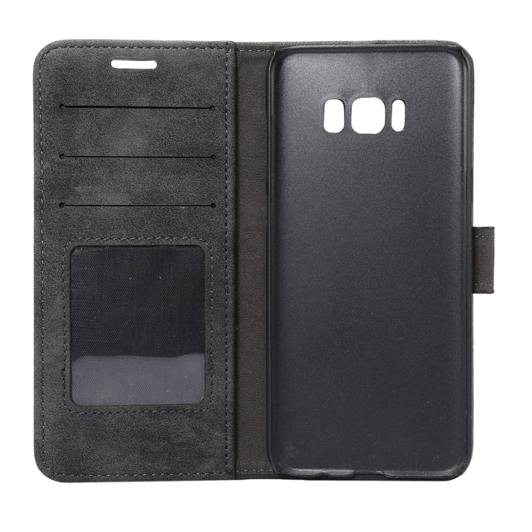 For Galaxy S8 + / G955 Sheep Bar Material Horizontal Flip Leather Case with Holder & Card Slots & Wallet & Photo Frame