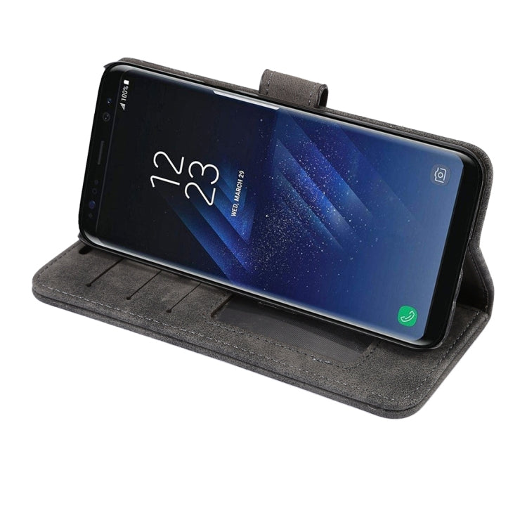 For Galaxy S8 + / G955 Sheep Bar Material Horizontal Flip Leather Case with Holder & Card Slots & Wallet & Photo Frame