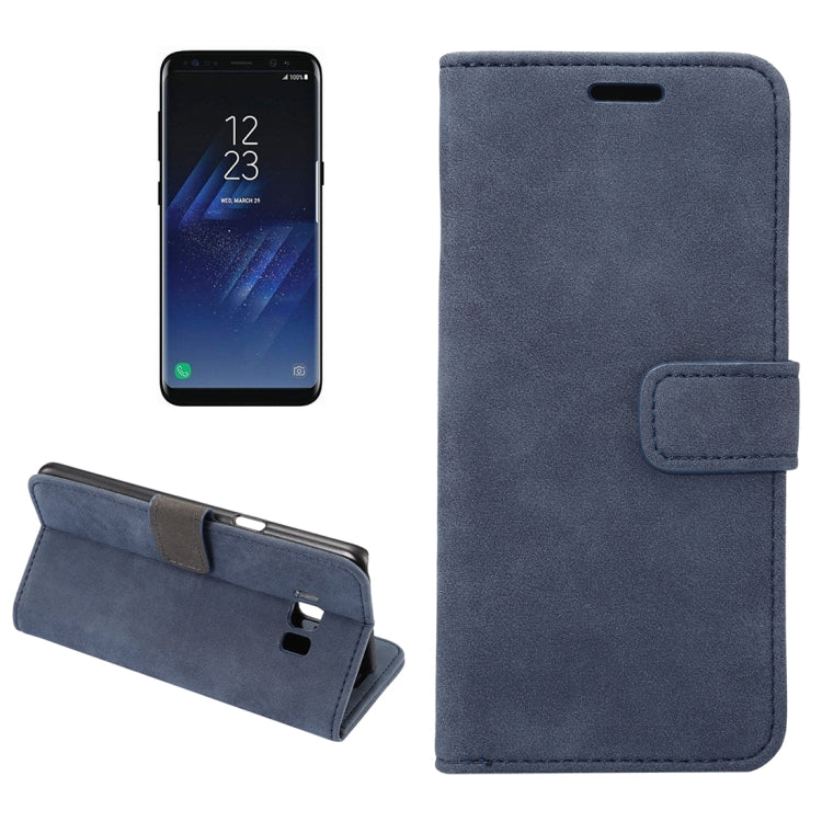 For Galaxy S8 + / G955 Sheep Bar Material Horizontal Flip Leather Case with Holder & Card Slots & Wallet & Photo Frame