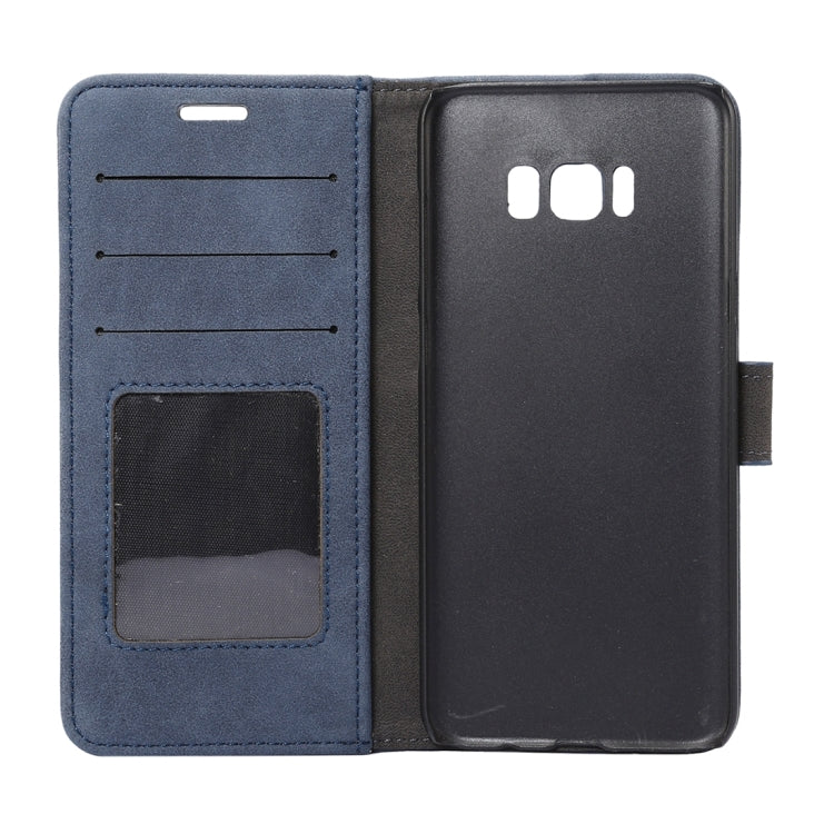 For Galaxy S8 + / G955 Sheep Bar Material Horizontal Flip Leather Case with Holder & Card Slots & Wallet & Photo Frame