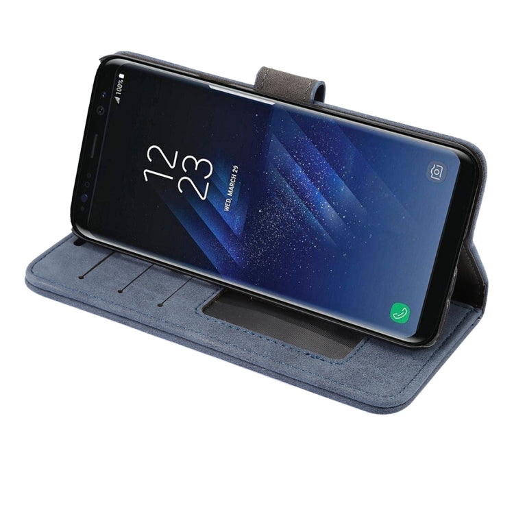 For Galaxy S8 + / G955 Sheep Bar Material Horizontal Flip Leather Case with Holder & Card Slots & Wallet & Photo Frame