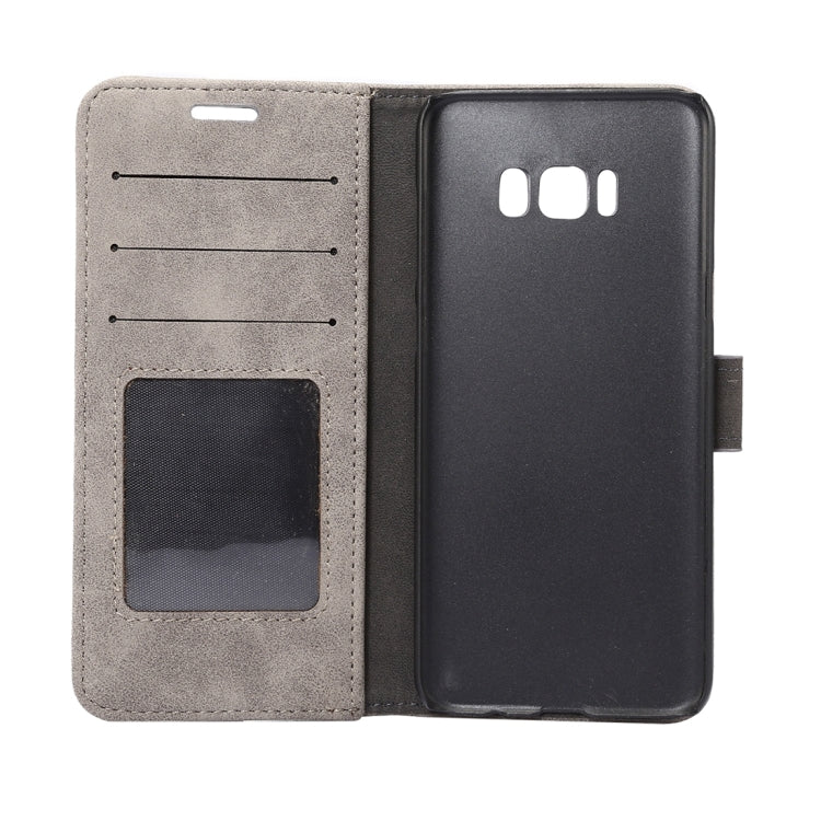 For Galaxy S8 + / G955 Sheep Bar Material Horizontal Flip Leather Case with Holder & Card Slots & Wallet & Photo Frame