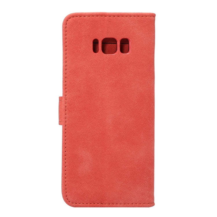 For Galaxy S8 + / G955 Sheep Bar Material Horizontal Flip Leather Case with Holder & Card Slots & Wallet & Photo Frame