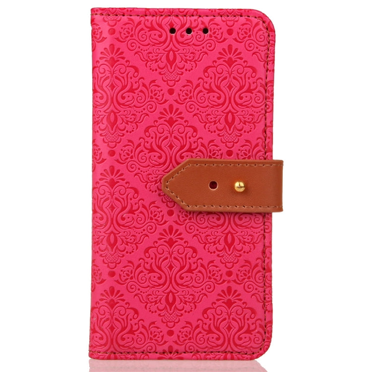 For Galaxy J3 (2017) / J330 ( EU Version) European Style Embossed Horizontal Flip  Leather Case with Holder & Card Slots & Wallet & Photo Frame & Lanyard