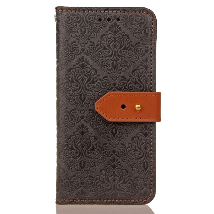 For Galaxy J7 (2017) / J730 ( EU Version) European Style Embossed Horizontal Flip Leather Case with Holder & Card Slots & Wallet & Photo Frame & Lanyard