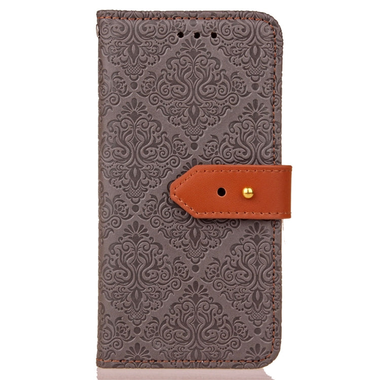 For Galaxy J7 (2017) / J730 ( EU Version) European Style Embossed Horizontal Flip Leather Case with Holder & Card Slots & Wallet & Photo Frame & Lanyard