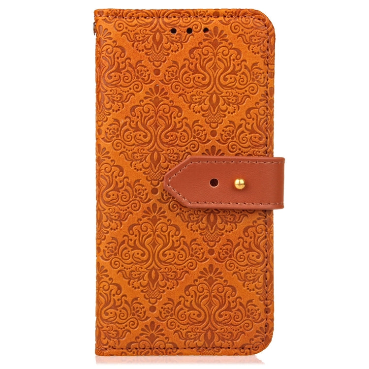 For Galaxy J7 (2017) / J730 ( EU Version) European Style Embossed Horizontal Flip Leather Case with Holder & Card Slots & Wallet & Photo Frame & Lanyard