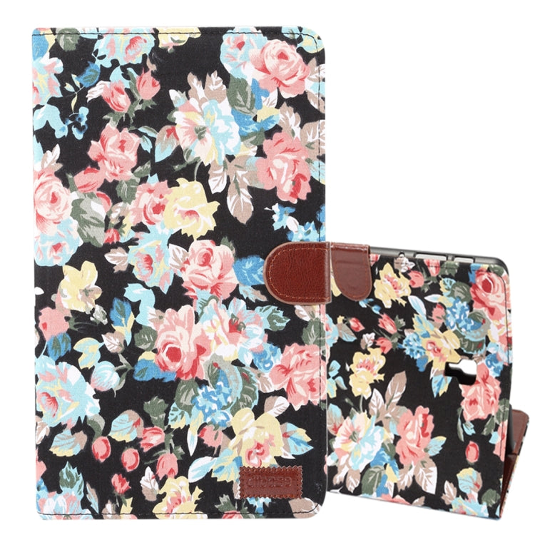 Dibase Flower Pattern Horizontal Flip PU Leather Case for Galaxy Tab S4 10.5 / T830, with Holder & Card Slot