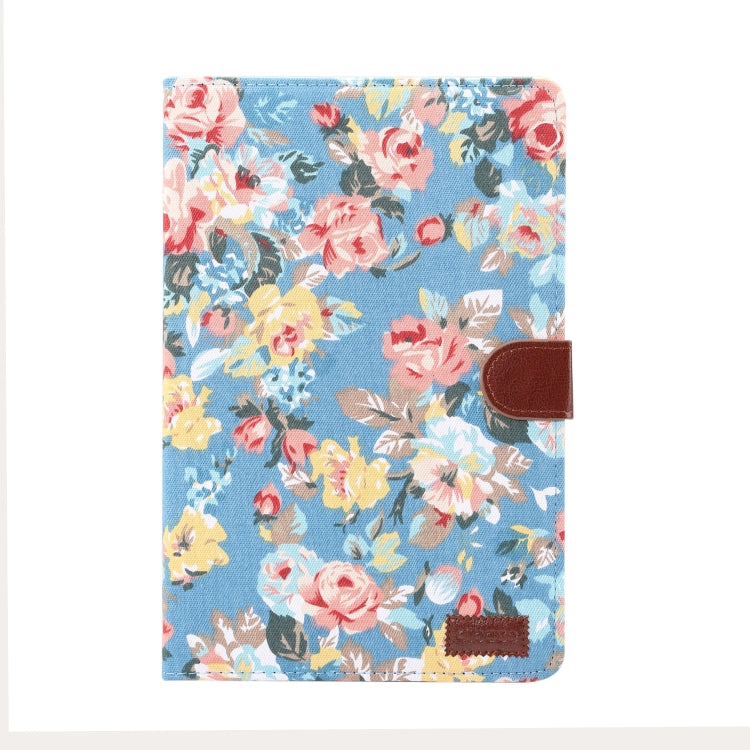 Dibase Flower Pattern Horizontal Flip PU Leather Case for Galaxy Tab S4 10.5 / T830, with Holder & Card Slot